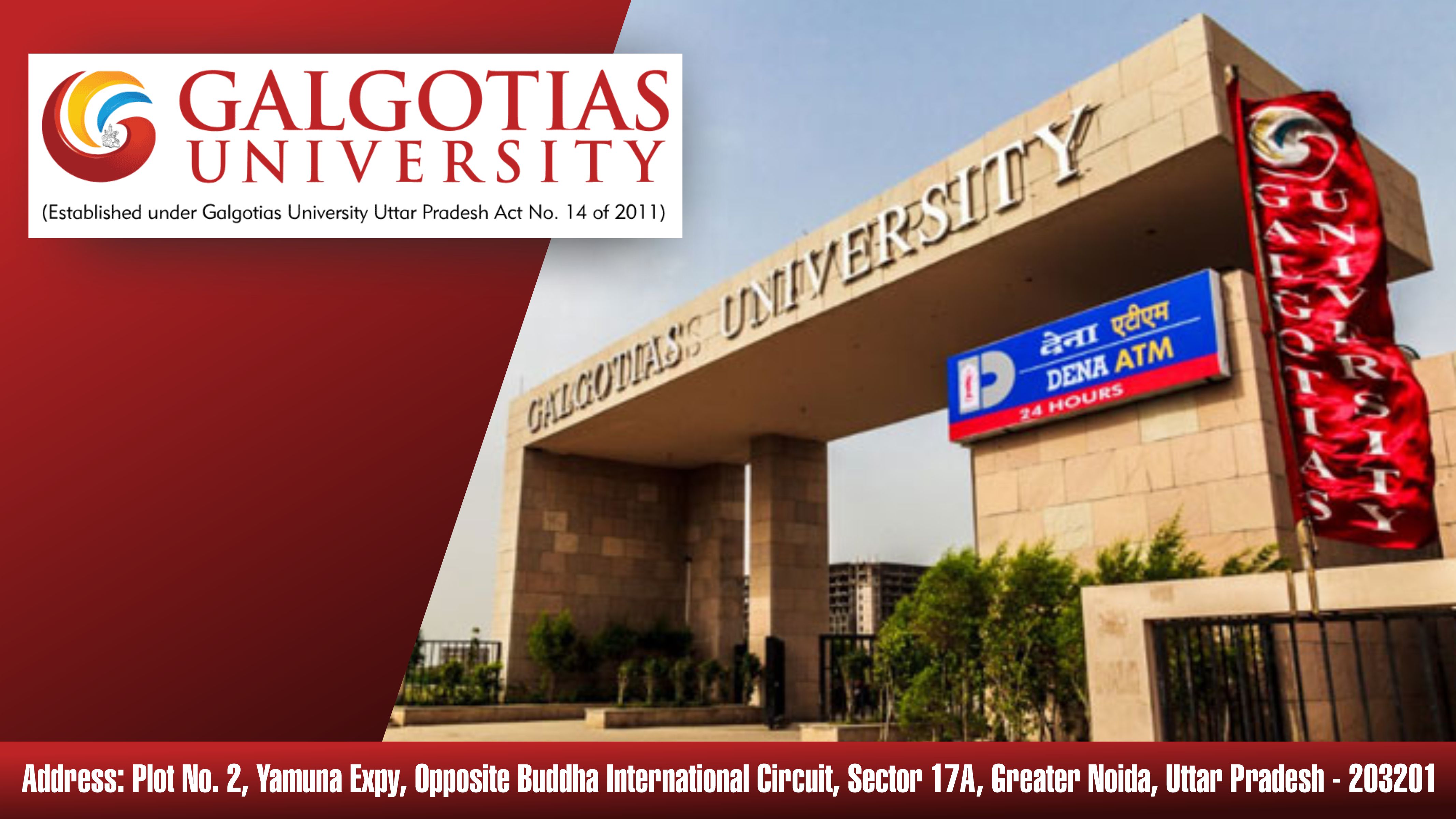 out side view of Galgotias University